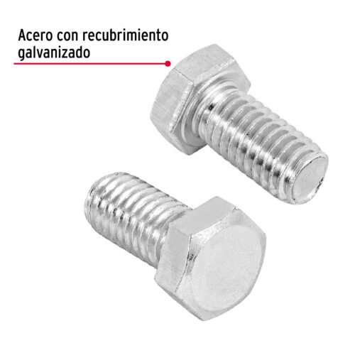 44574 - Bolsa con 50 tornillos 3/8" x 3/4" tipo máquina, FIERO