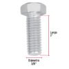 445752 44575 - Bolsa con 40 tornillos 3/8" x 1" tipo máquina, FIERO