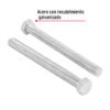 445821 44582 - Bolsa con 30 tornillos 3/8" x 4" tipo máquina, FIERO