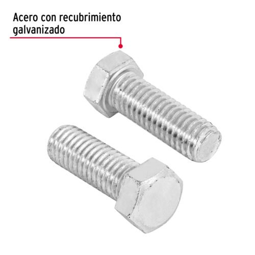 44584 - Bolsa con 50 tornillos 7/16" x 1-1/4" tipo máquina, FIERO