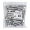 445873 44587 - Bolsa con 30 tornillos 7/16" x 2-1/2" tipo máquina, FIERO