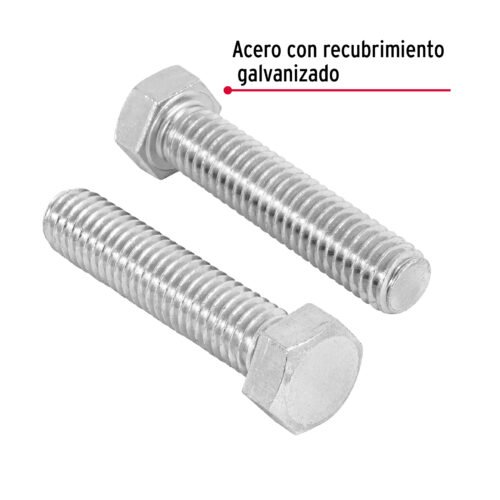 445891 44589 - Bolsa con 20 tornillos 7/16" x 3-1/2" tipo máquina, FIERO