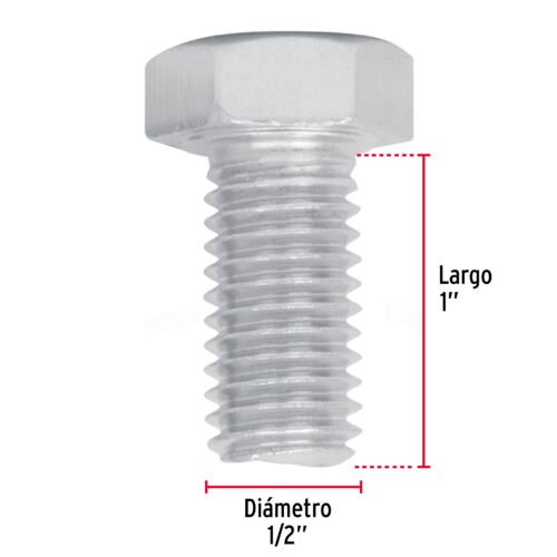 445912 44591 - Bolsa con 40 tornillos 1/2" x 1" tipo máquina, FIERO