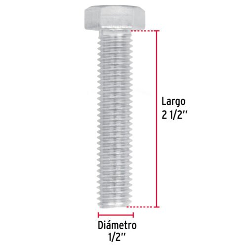 445952 44595 - Bolsa con 20 tornillos 1/2" x 2-1/2" tipo máquina, FIERO