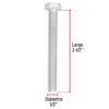 445972 44597 - Bolsa con 20 tornillos 1/2" x 3-1/2" tipo máquina, FIERO