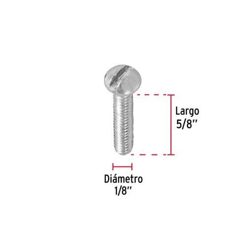 44600 - Bolsa con 600 tornillos 1/8" x 5/8" tipo estufa, FIERO