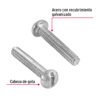 44601 - Bolsa con 500 tornillos 1/8" x 3/4" tipo estufa, FIERO
