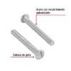 44602 - Bolsa con 400 tornillos 1/8" x 1" tipo estufa, FIERO