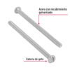 44605 - Bolsa con 250 tornillos 1/8" x 2" tipo estufa, FIERO