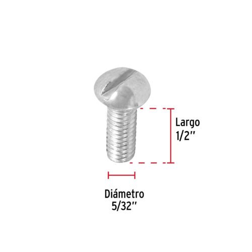 44606 - Bolsa con 450 tornillos 5/32" x 1/2" tipo estufa, FIERO