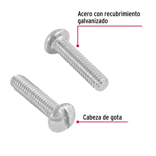 44608 - Bolsa con 350 tornillos 5/32" x 3/4" tipo estufa, FIERO