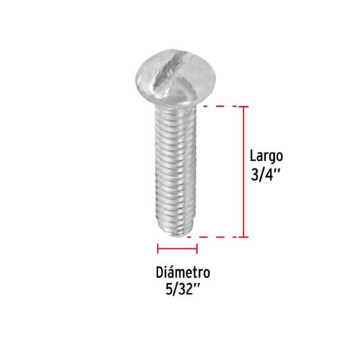 44608 - Bolsa con 350 tornillos 5/32" x 3/4" tipo estufa, FIERO