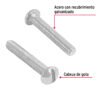 44609 - Bolsa con 300 tornillos 5/32" x 1" tipo estufa, FIERO