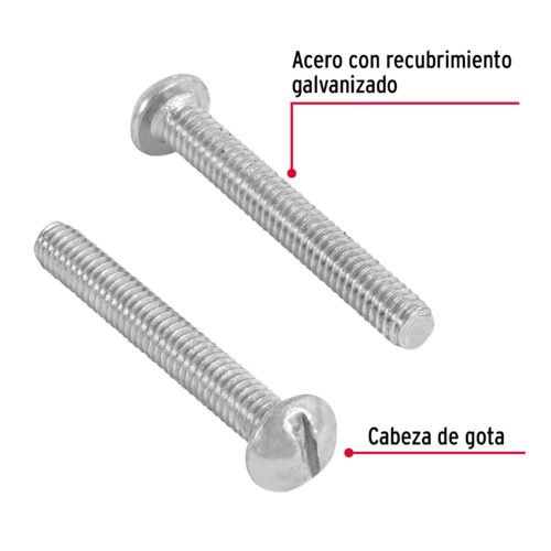 446101 44610 - Bolsa con 250 tornillos 5/32" x 1-1/4" tipo estufa, FIERO