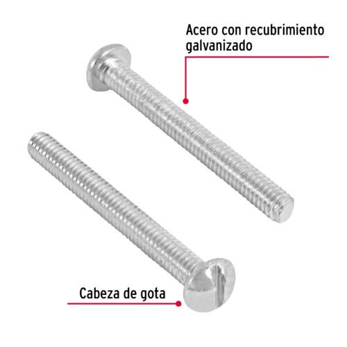 446111 44611 - Bolsa con 200 tornillos 5/32" x 1-1/2" tipo estufa, FIERO