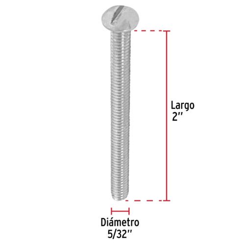 446122 44612 - Bolsa con 150 tornillos 5/32" x 2" tipo estufa, FIERO