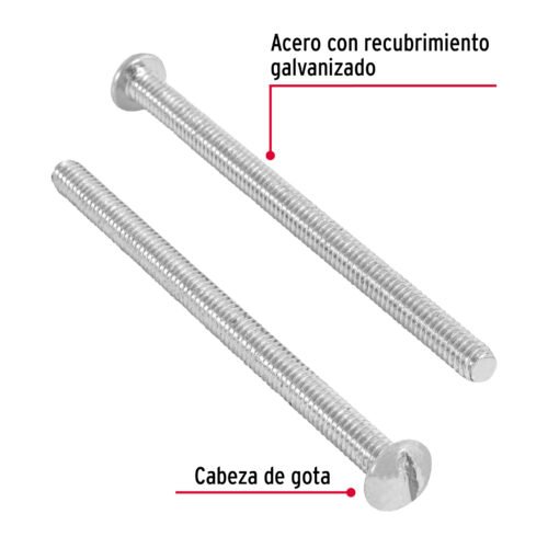446131 44613 - Bolsa con 150 tornillos 5/32" x 2-1/2" tipo estufa, FIERO