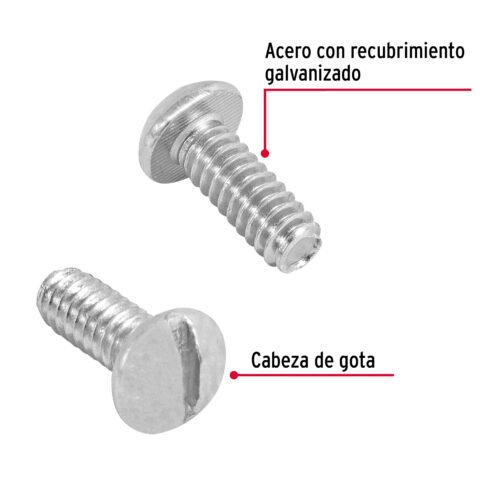 446141 44614 - Bolsa con 300 tornillos 3/16" x 1/2" tipo estufa, FIERO
