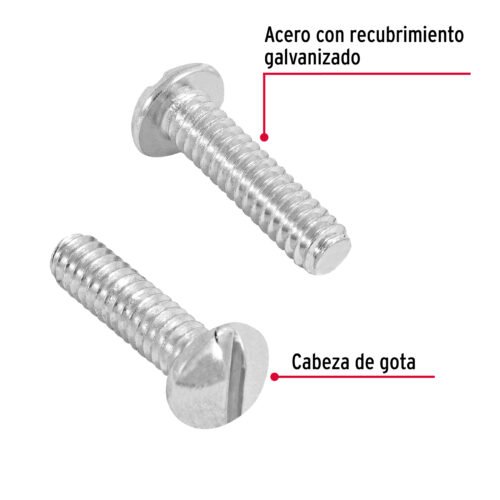 44616 - Bolsa con 250 tornillos 3/16" x 3/4" tipo estufa, FIERO
