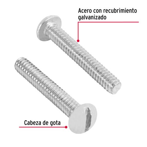 446181 44618 - Bolsa con 150 tornillos 3/16" x 1-1/4" tipo estufa, FIERO