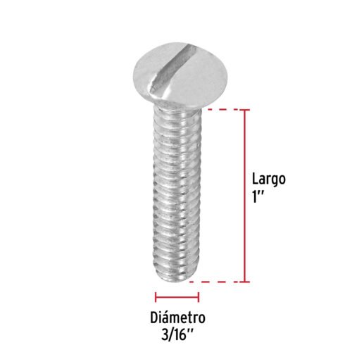 446182 44618 - Bolsa con 150 tornillos 3/16" x 1-1/4" tipo estufa, FIERO