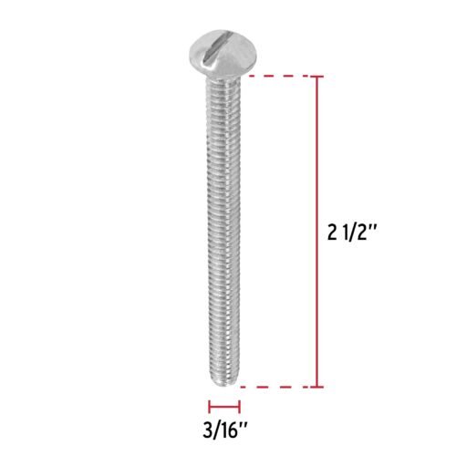 44621 - Bolsa con 100 tornillos 3/16" x 2-1/2" tipo estufa, FIERO