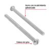 44622 - Bolsa con 100 tornillos 3/16" x 3" tipo estufa, FIERO