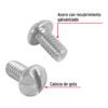 44623 - Bolsa con 150 tornillos 1/4" x 1/2" tipo estufa, FIERO