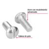 44624 - Bolsa con 150 tornillos 1/4" x 5/8" tipo estufa, FIERO