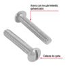 446281 44628 - Bolsa con 80 tornillos 1/4" x 1-1/2" tipo estufa, FIERO
