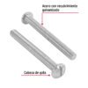 446301 44630 - Bolsa con 50 tornillos 1/4" x 2-1/2" tipo estufa, FIERO