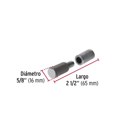 44637 - Bisagra tubular soldable de 5/8", HERMEX