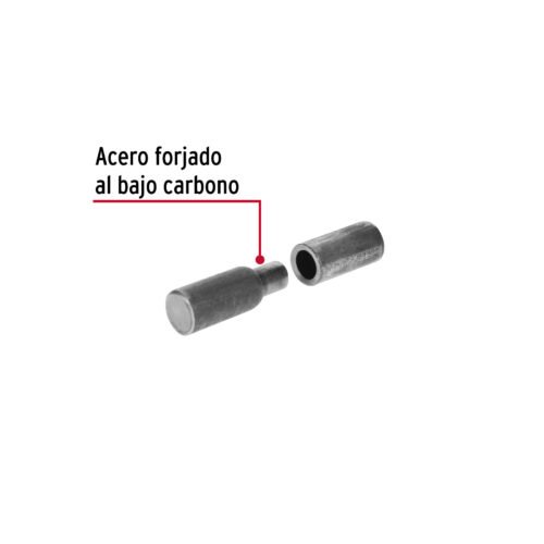 446381 44638 - Bisagra tubular soldable de 3/4", HERMEX