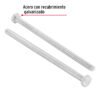44640 - Bolsa con 25 tornillos 1/4" x 5" tipo máquina, FIERO