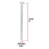 446432 44643 - Bolsa con 30 tornillos 5/16" x 5" tipo máquina, FIERO