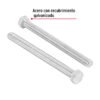 446511 44651 - Bolsa con 15 tornillos 3/8" x 4-1/2" tipo máquina, FIERO