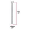 446512 44651 - Bolsa con 15 tornillos 3/8" x 4-1/2" tipo máquina, FIERO