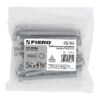 446543 44654 - Bolsa con 15 tornillos 7/16" x 4-1/2" tipo máquina, FIERO