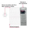 44659 - Rollo malla hexagonal cal.22, 1.75x 45m, abertura 25mm, 23kg