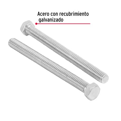 44663 - Bolsa con 10 tornillos 7/16" x 5" tipo máquina, FIERO
