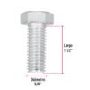 446682 44668 - Bolsa con 10 tornillos 5/8" x 1-1/2" tipo máquina, FIERO