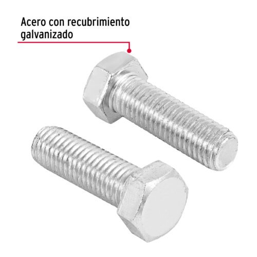 44669 - Bolsa con 10 tornillos 5/8" x 2" tipo máquina, FIERO