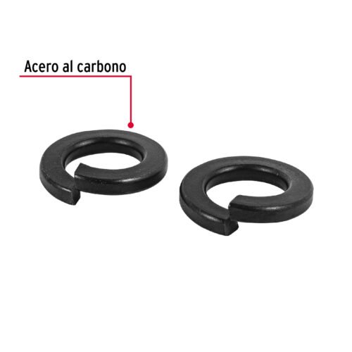 44690 - Bolsa con 100 arandelas de presión de 1/2", FIERO