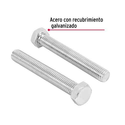 44691 - Bolsa con 6 tornillos 5/8" x 4-1/2" tipo máquina, FIERO