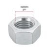 447012 44701 - Bolsa con 15 tuercas 3/4" hexagonales de acero galvanizado