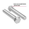 44707 - Bolsa con 4 tornillos 3/4" x 4-1/2" tipo máquina, FIERO
