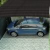 44709 - Toldo negro de 5 m de polietileno 80% sombra, ancho 3.60 m