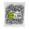 447123 44712 - Bolsa con 100 tornillos 1/4" x 1" tipo coche, FIERO