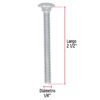 447162 44716 - Bolsa con 50 tornillos 1/4" x 2-1/2" tipo coche, FIERO
