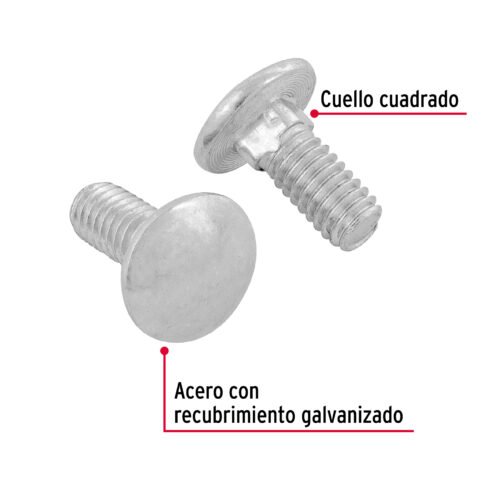 447191 44719 - Bolsa con 80 tornillos 5/16" x 3/4" tipo coche, FIERO